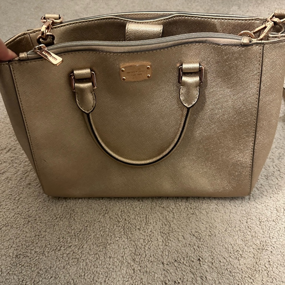 Gold Designer Handbag